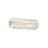 Hayes Crystal Bathroom Vanity Light 23.5'' Polished Nickel