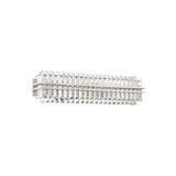 Hayes Crystal Bathroom Vanity Light 31.5'' Polished Nickel