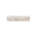 Hayes Crystal Bathroom Vanity Light 31.5'' Polished Nickel