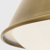 Hayward Pendant Large Time Worn Brass By Visual Comfort Studio - Detaild View