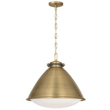 Hayward Pendant Large Time Worn Brass By Visual Comfort Studio 