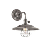 Heirloom Wall Sconce - Smooth Flared - Historic Nickel by Hudson Valley