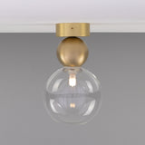 Helena Ceiling Light Satin Brass