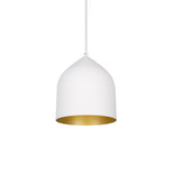 Helena Pendant — 8 Inch, White/Gold