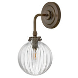 Helene Medium Single Light Sconce - Heritage Bronze
