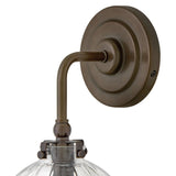 Helene Medium Single Light Sconce - Heritage Bronze