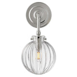 Helene Medium Single Light Sconce - Polished Nickel