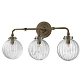 Helene Three Light Sconce - Heritage Bronze
