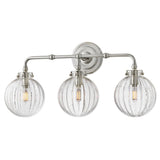 Helene Three Light Sconce - Polished Nickel