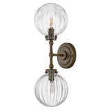 Helene Two Light Sconce - Heritage Bronze