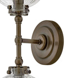 Helene Two Light Sconce - Heritage Bronze