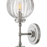 Helene Two Light Sconce - Polished Nickel
