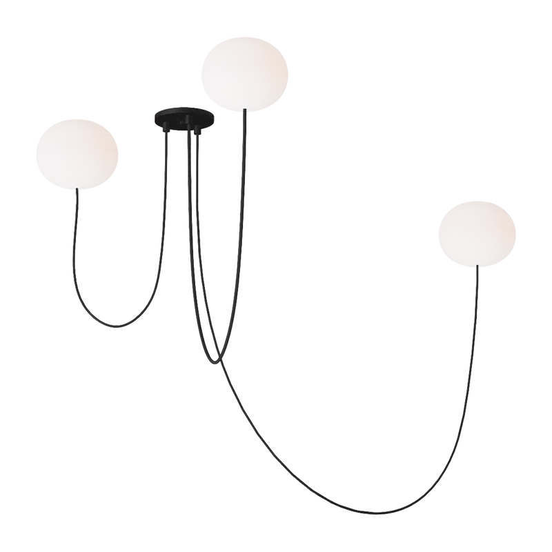 Helium Chandelier 3 Light Small By Visual Comfort Modern