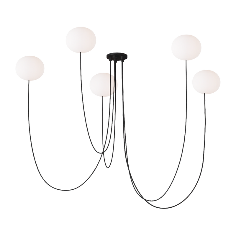 Helium Chandelier 5 Light Small By Visual Comfort Modern