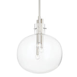 Hempstead Pendant - 18.25 Inch - Polished Nickel by Hudson Valley