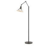 Henry Floor Lamp in Dark Smoke, White by Hubbardton Forge