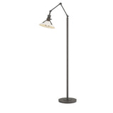Henry Floor Lamp in Natural Iron, White by Hubbardton Forge