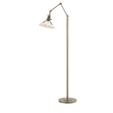 Henry Floor Lamp in Soft Gold, White by Hubbardton Forge