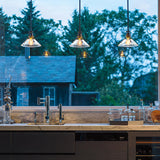 Henry Glass Mini Pendant lifestyle view by Hubbardton Forge