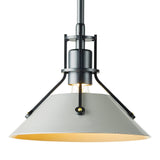 Henry Mini Pendant, shown in Black, Vintage Platinum, by Hubbardton Forge
