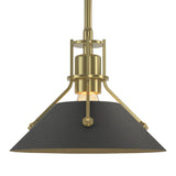 Henry Mini Pendant in Modern Brass, Natural Iron by Hubbardton Forge