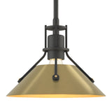 Henry Mini Pendant in Natural Iron, Modern Brass by Hubbardton Forge