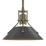 Henry Mini Pendant in Soft Gold, Dark Smoke by Hubbardton Forge