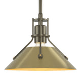 Henry Mini Pendant in Soft Gold, Modern Brass by Hubbardton Forge