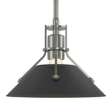 Henry Mini Pendant in Sterling, Black by Hubbardton Forge