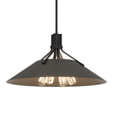 Henry Pendant in Black, Dark Smoke by Hubbardton Forge