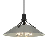 Henry Pendant in Black, Sterling by Hubbardton Forge
