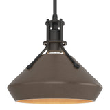 Henry Pendant with Chamfer in Black, Bronze by Hubbardton Forge