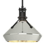 Henry Pendant with Chamfer in Black, Sterling by Hubbardton Forge