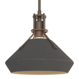 Henry Pendant with Chamfer in Bronze, Natural Iron by Hubbardton Forge