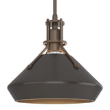 Henry Pendant with Chamfer in Bronze, Oil Rubbed Bronze by Hubbardton Forge