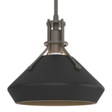 Henry Pendant with Chamfer in Dark Smoke, Black by Hubbardton Forge