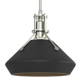 Henry Pendant with Chamfer in Sterling, Black by Hubbardton Forge