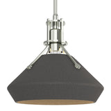 Henry Pendant with Chamfer in Sterling, Natural Iron by Hubbardton Forge