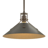 Henry Steel Shade Pendant in Bronze, Natural Iron by Hubbardton Forge