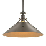 Henry Steel Shade Pendant in Dark Smoke, Bronze by Hubbardton Forge