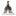 Henry Swing Arm Glass Shade Wall Sconce, shown in Oil Rubbed Bronze, Clear Glass, by Hubbardton Forge