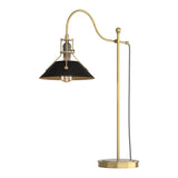 Henry Table Lamp in Modern Brass, Black by Hubbardton Forge