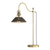 Henry Table Lamp in Modern Brass, Dark Smoke by Hubbardton Forge