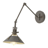 Henry Wall Sconce in Dark Smoke, Natural Iron by Hubbardton Forge