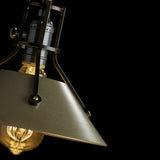 Henry Wall Sconce detail in Bronze, Soft Gold, by Hubbardton Forge