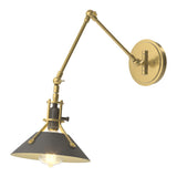 Henry Wall Sconce in Modern Brass, Natural Iron by Hubbardton Forge
