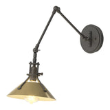Henry Wall Sconce in Natural Iron, Modern Brass by Hubbardton Forge