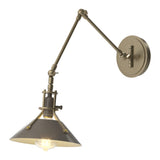 Henry Wall Sconce in Soft Gold, Dark Smoke by Hubbardton Forge