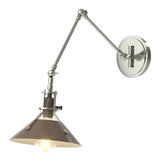 Henry Wall Sconce in Sterling, Bronze by Hubbardton Forge