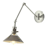 Henry Wall Sconce in Sterling, Dark Smoke by Hubbardton Forge